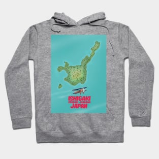 Ishigaki Japan map Hoodie